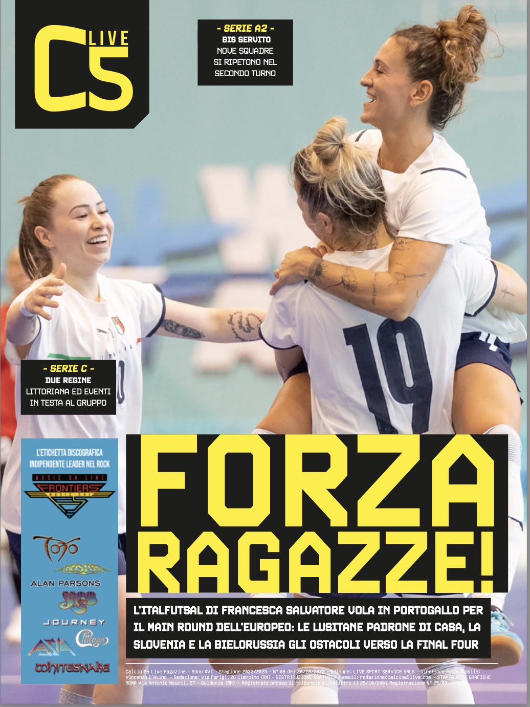 Copertina maschile numero: 05, anno: 2022