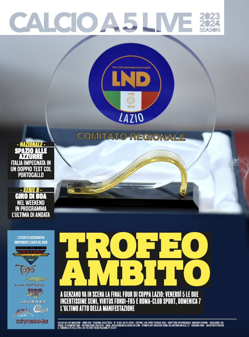 Copertina maschile numero: 14, anno: 2023