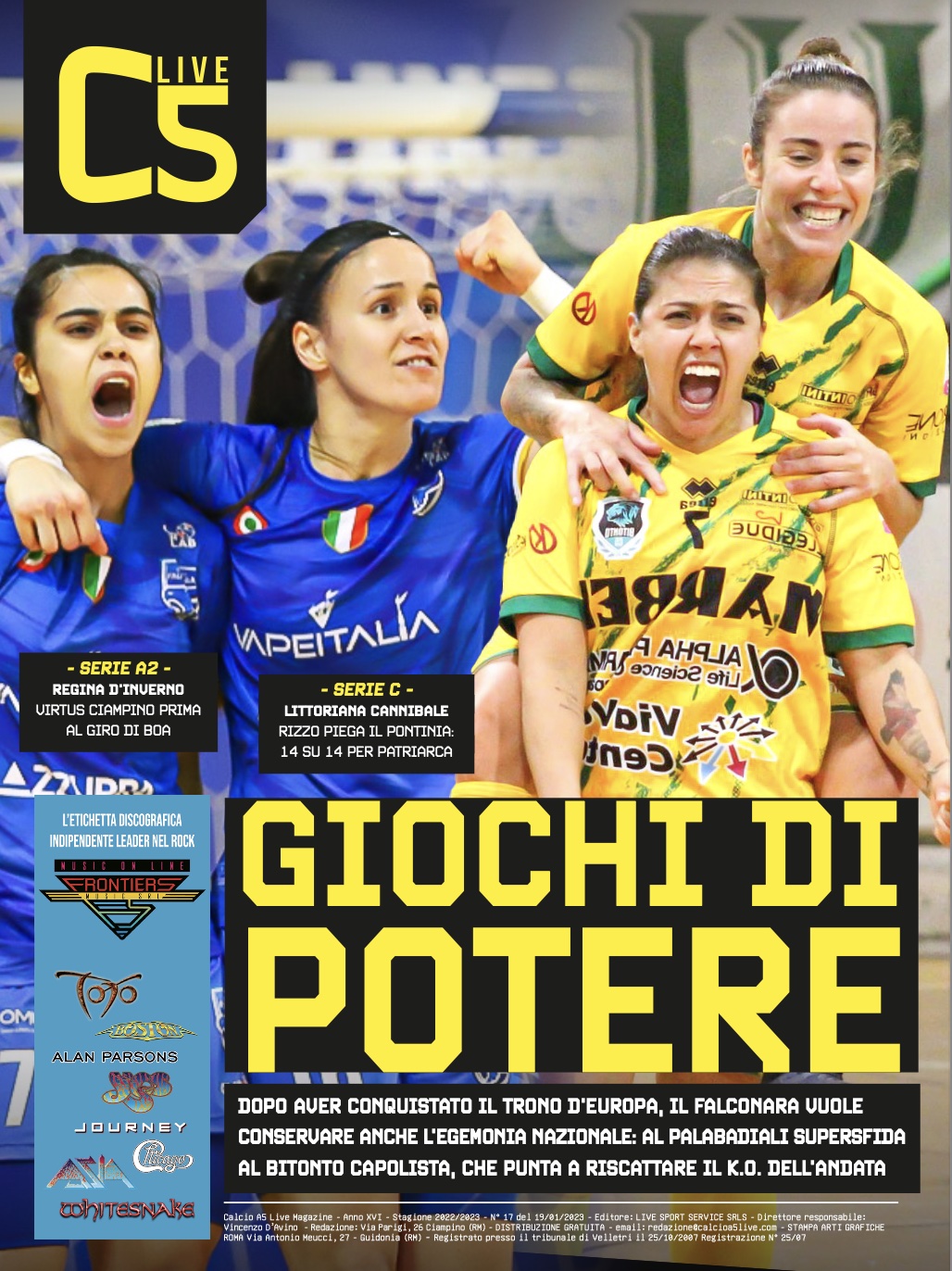 Copertina maschile numero: 17, anno: 2022