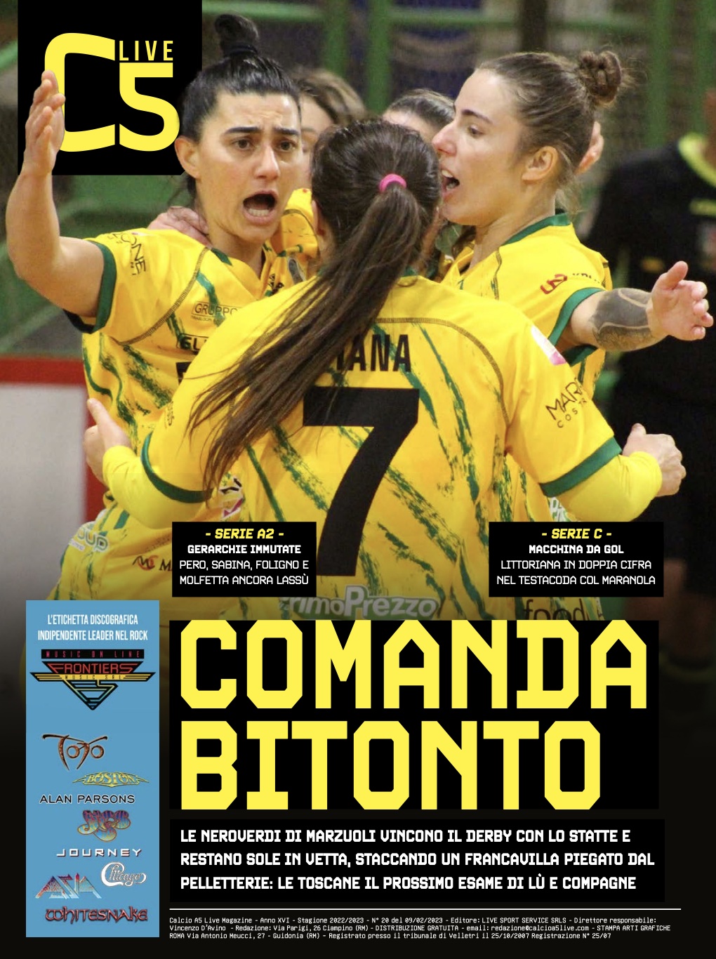 Copertina maschile numero: 20, anno: 2022