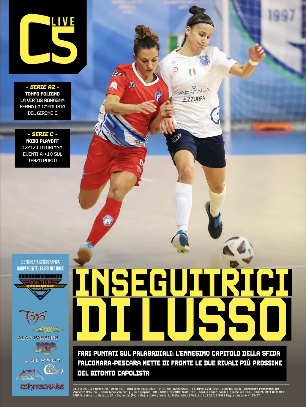 Copertina maschile numero: 21, anno: 2022