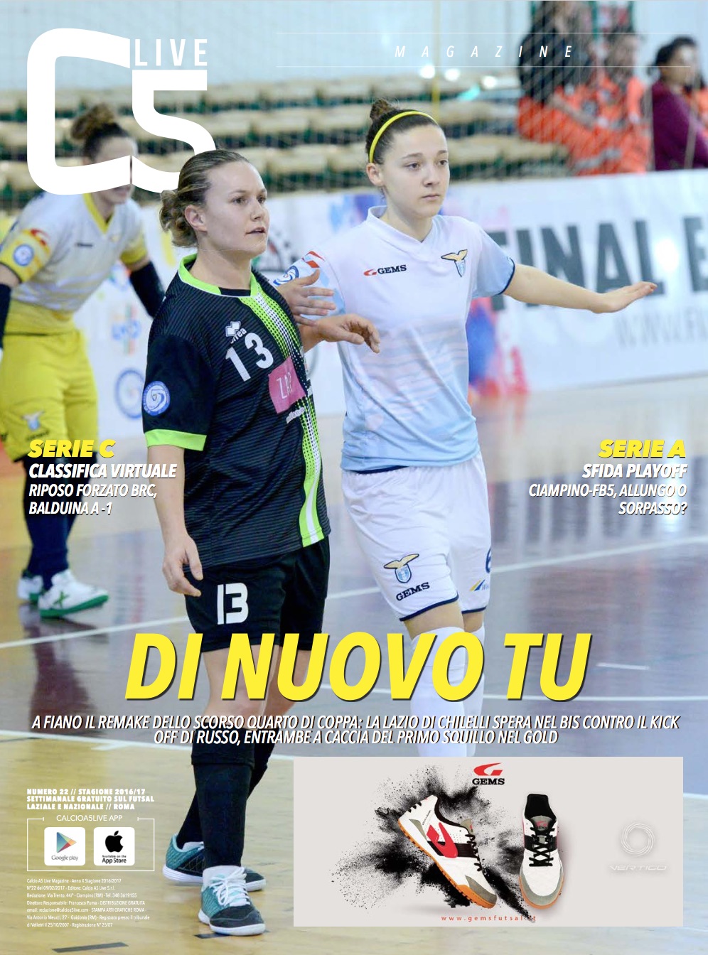 Copertina maschile numero: 22, anno: 2016