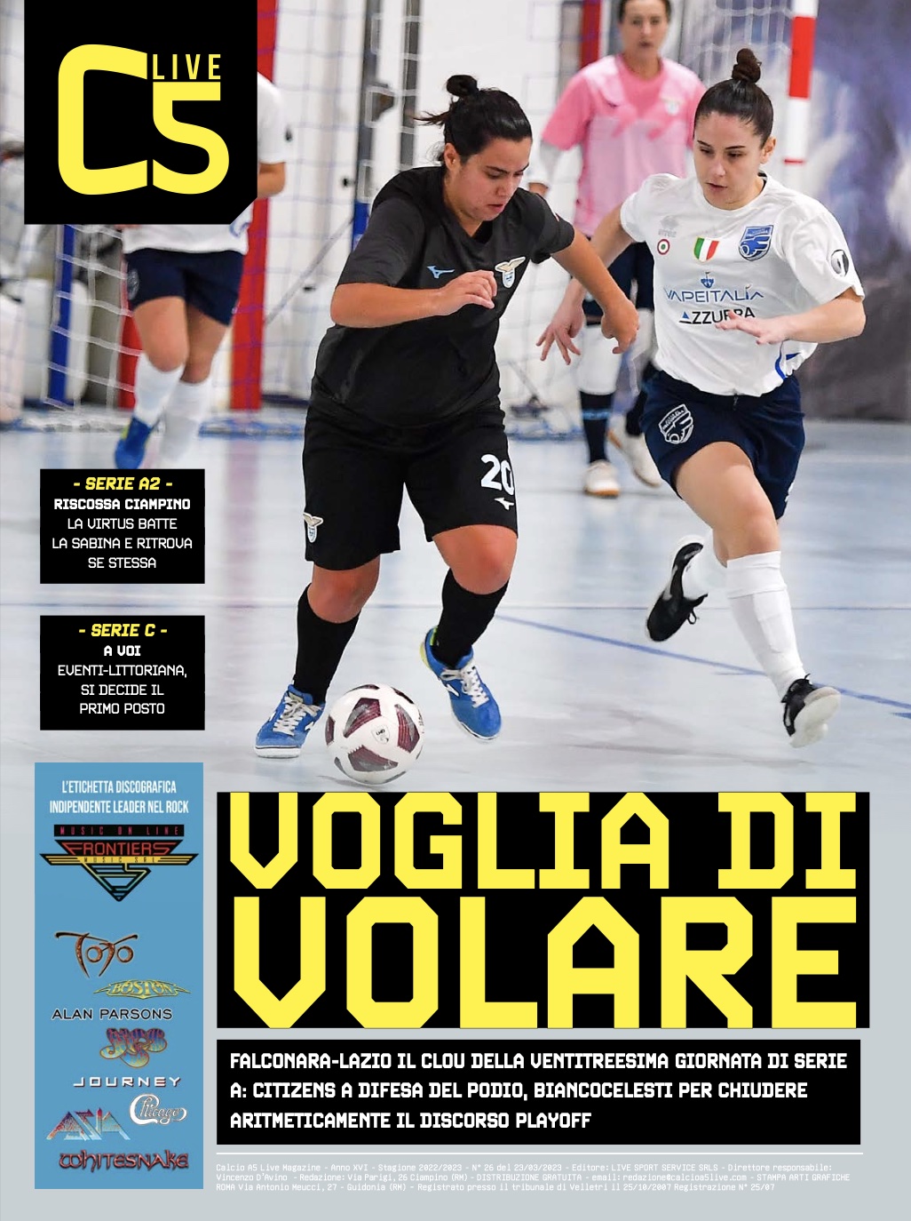 Copertina maschile numero: 26, anno: 2022