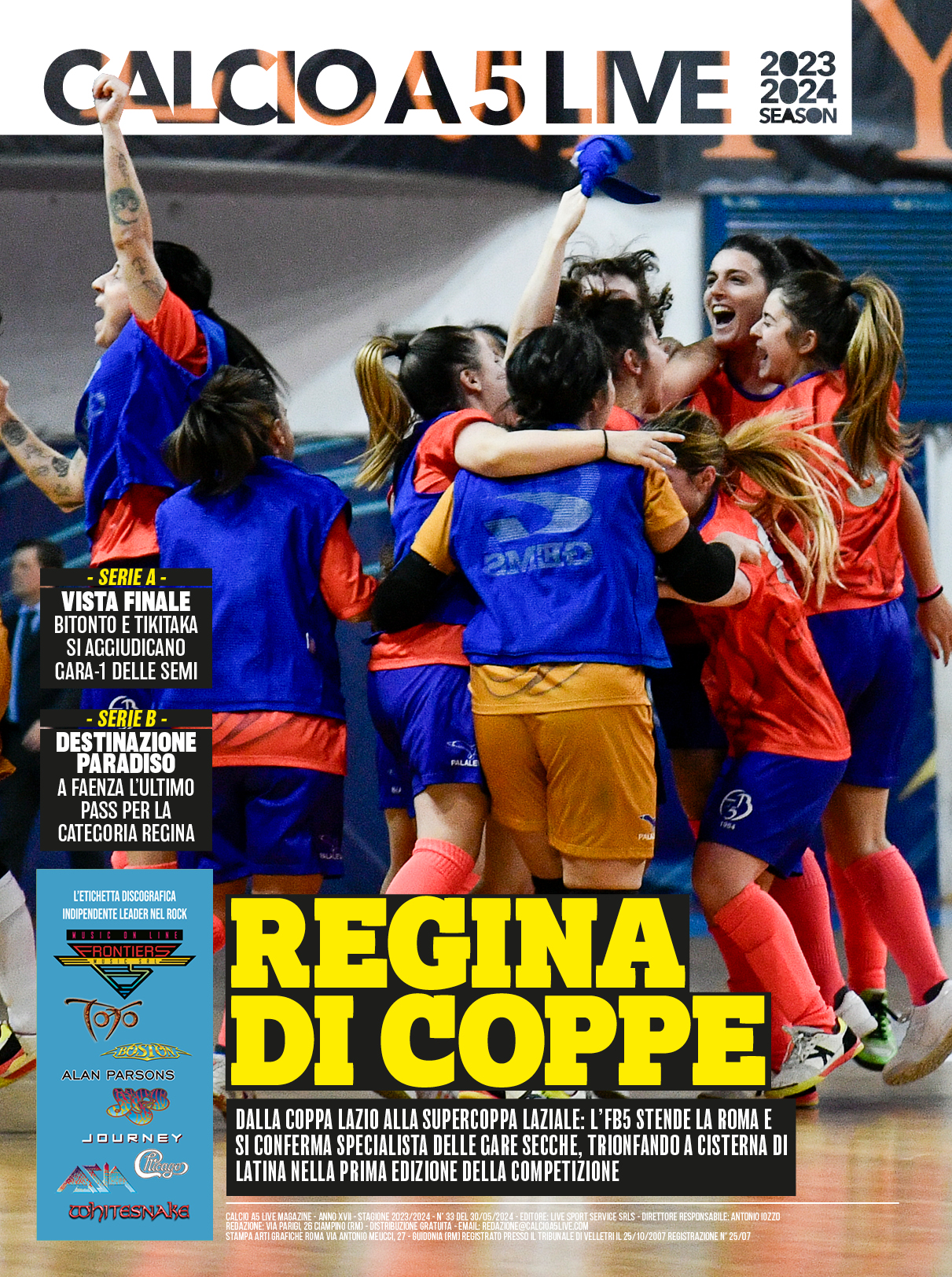 Copertina maschile numero: 33, anno: 2023