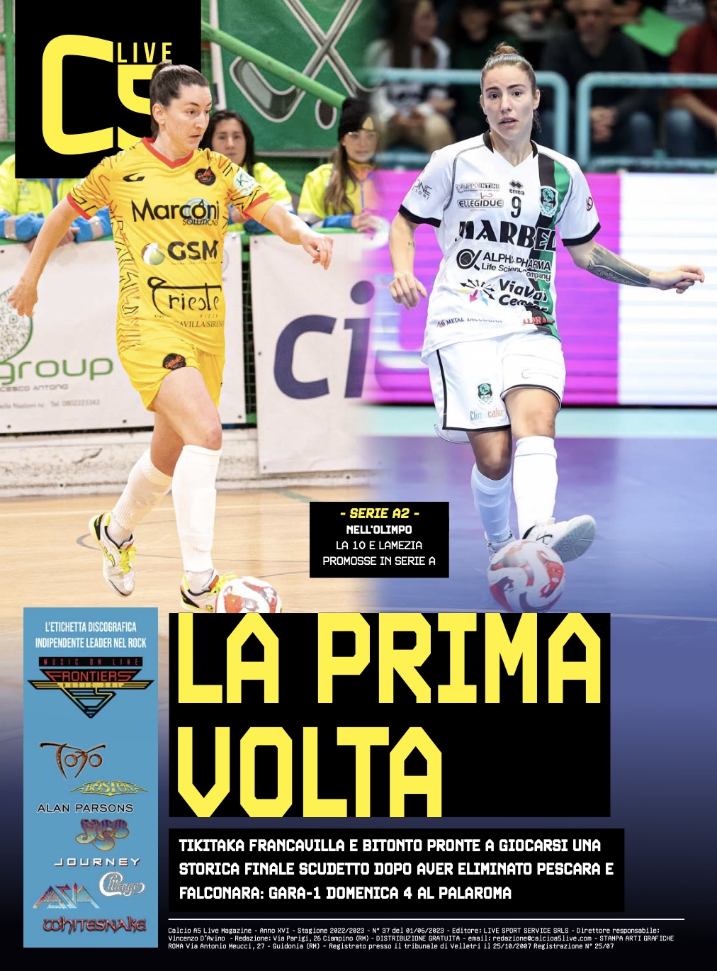 Copertina maschile numero: 37, anno: 2022