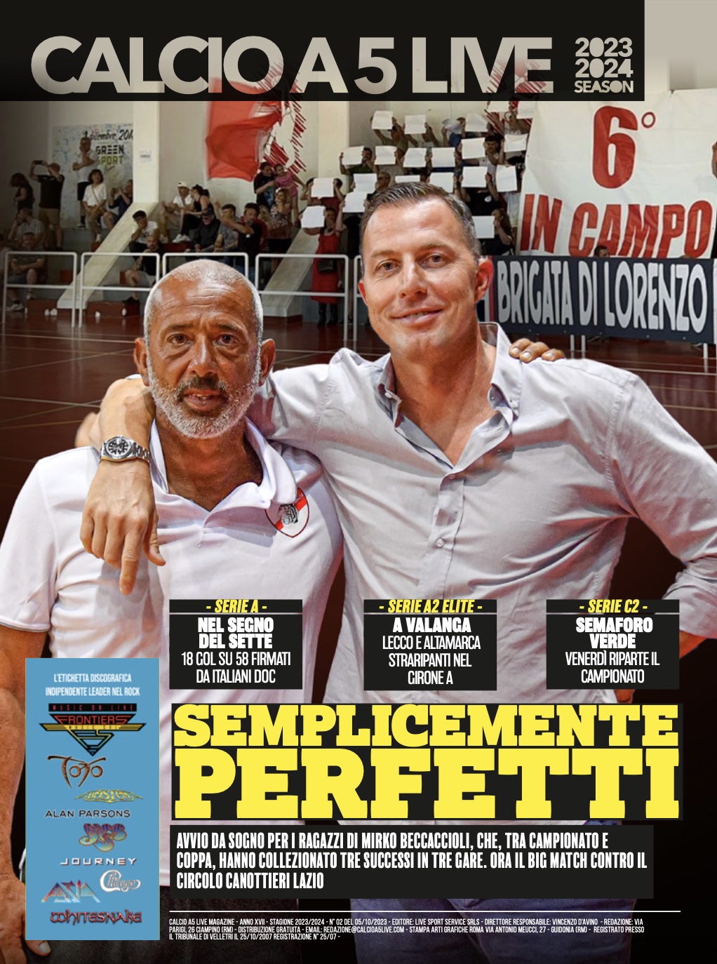 Copertina maschile numero: 02, anno: 2023