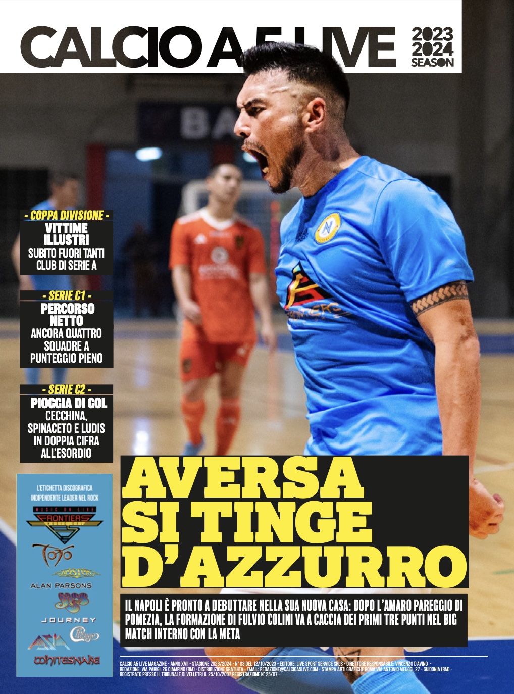 Copertina maschile numero: 03, anno: 2023