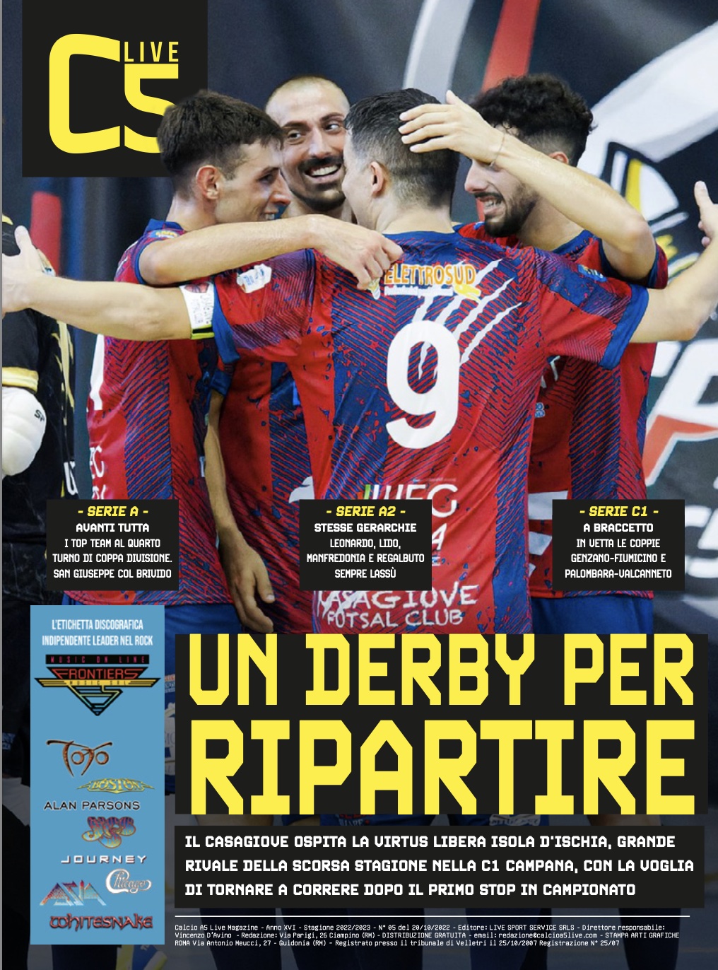 Copertina maschile numero: 05, anno: 2022