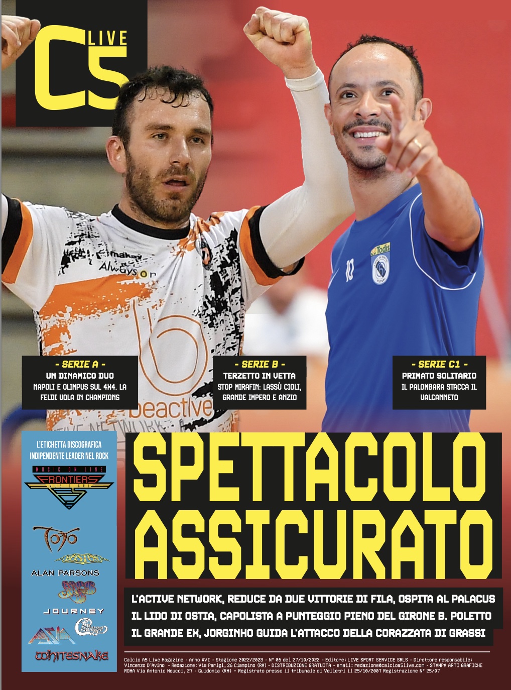 Copertina maschile numero: 06, anno: 2022