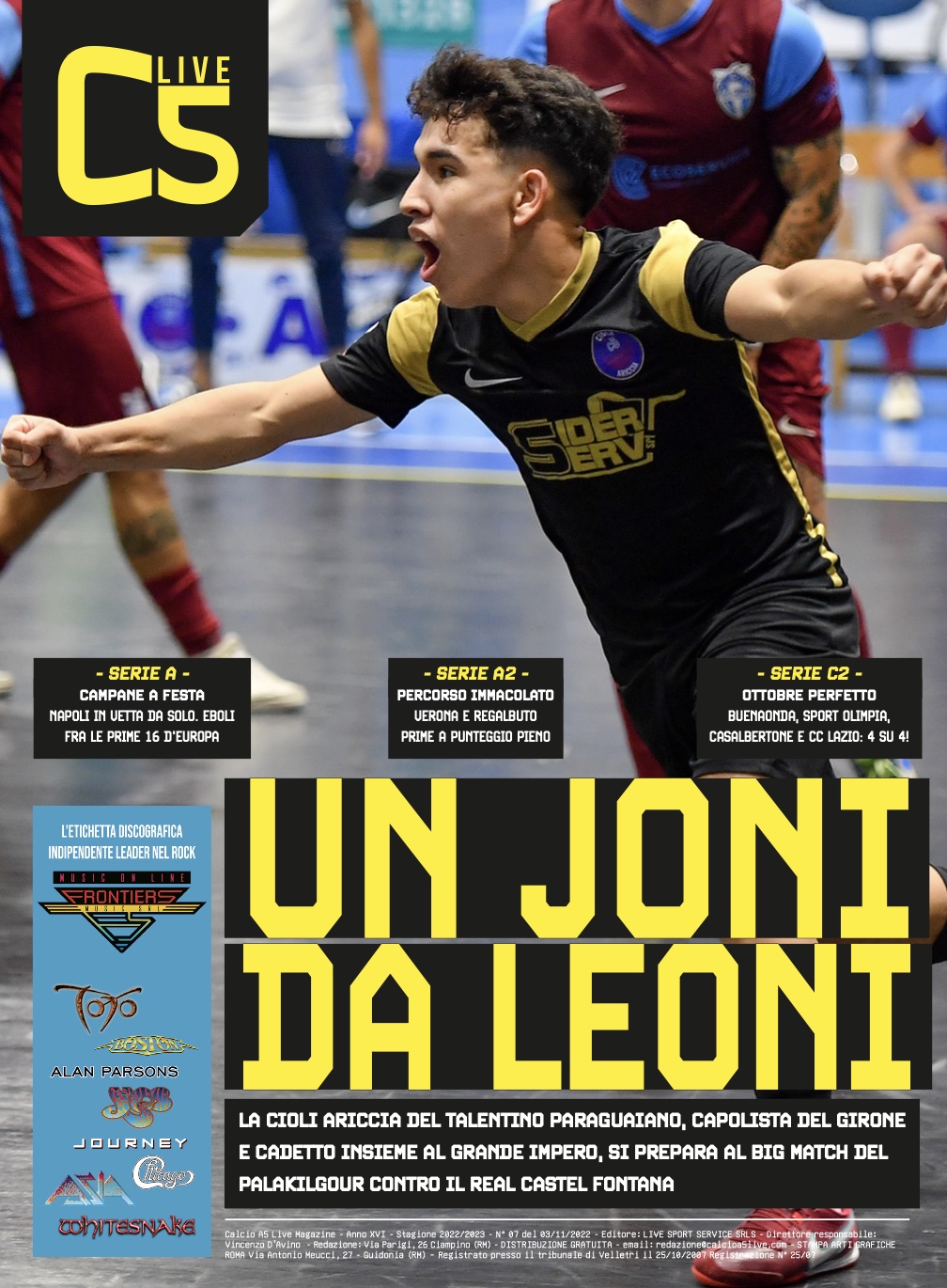 Copertina maschile numero: 07, anno: 2022