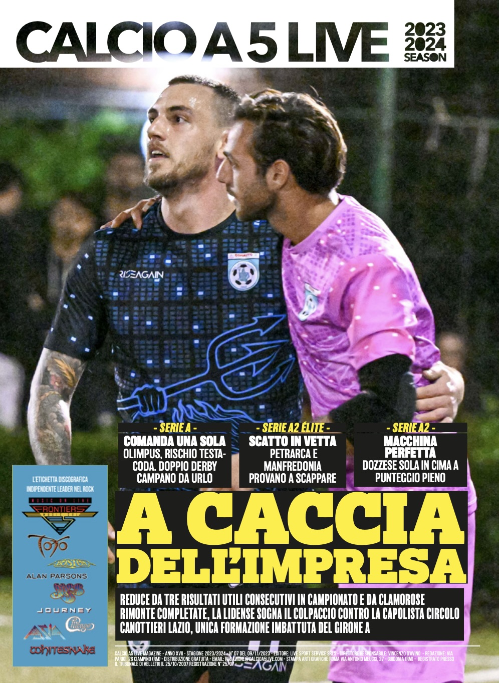 Copertina maschile numero: 07, anno: 2023