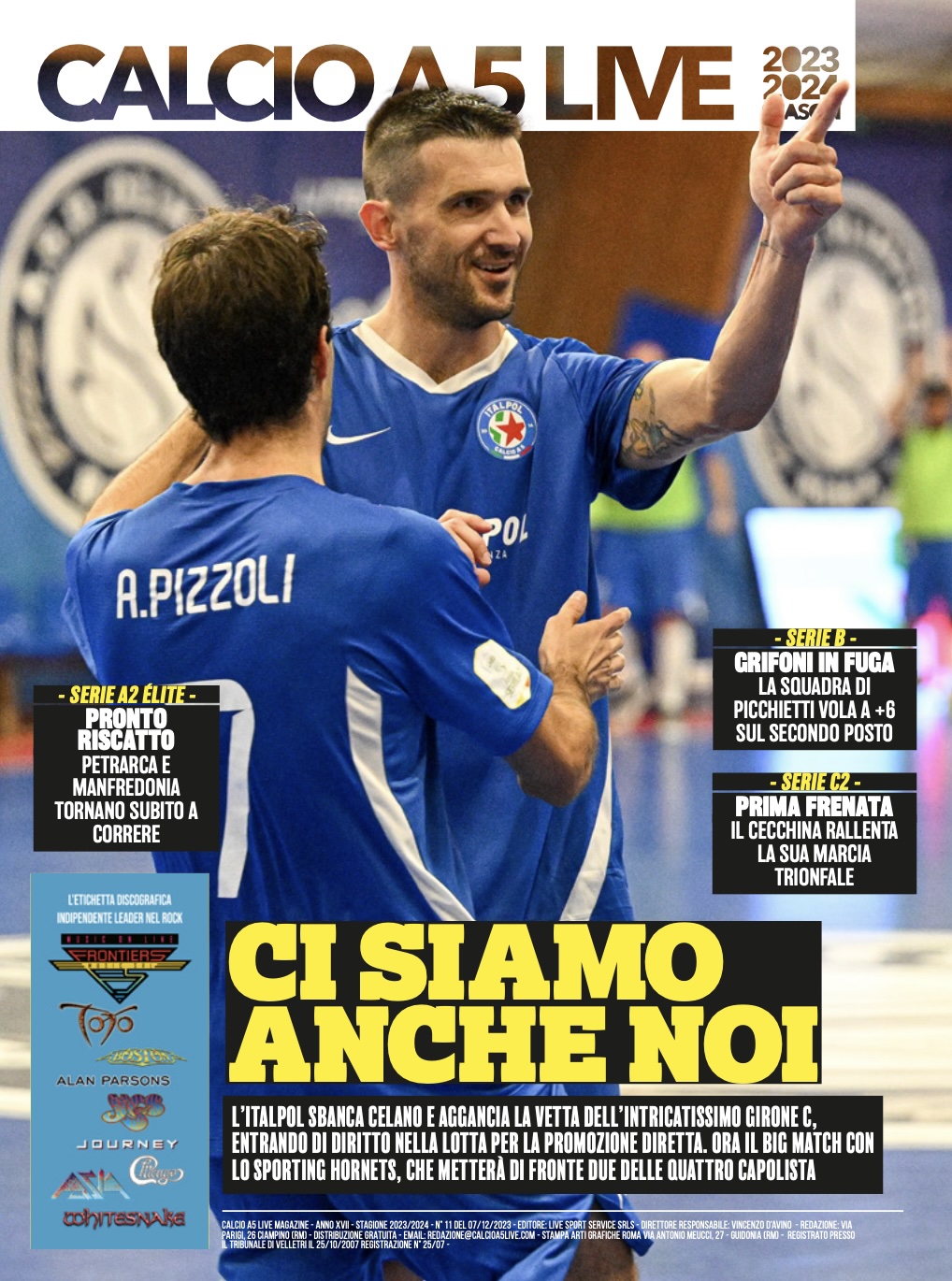 Copertina maschile numero: 11, anno: 2023