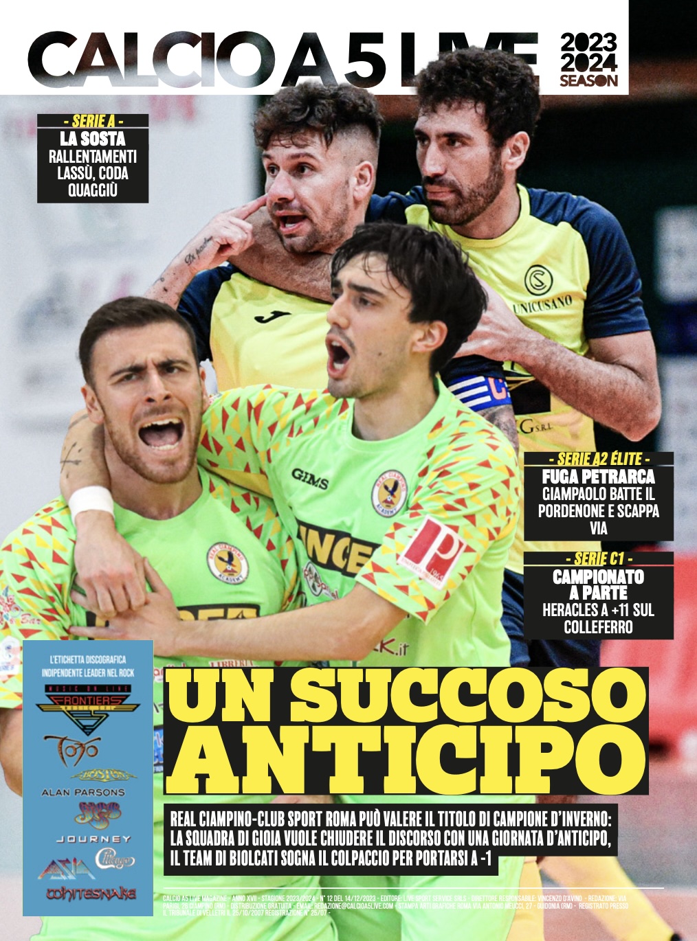 Copertina maschile numero: 12, anno: 2023