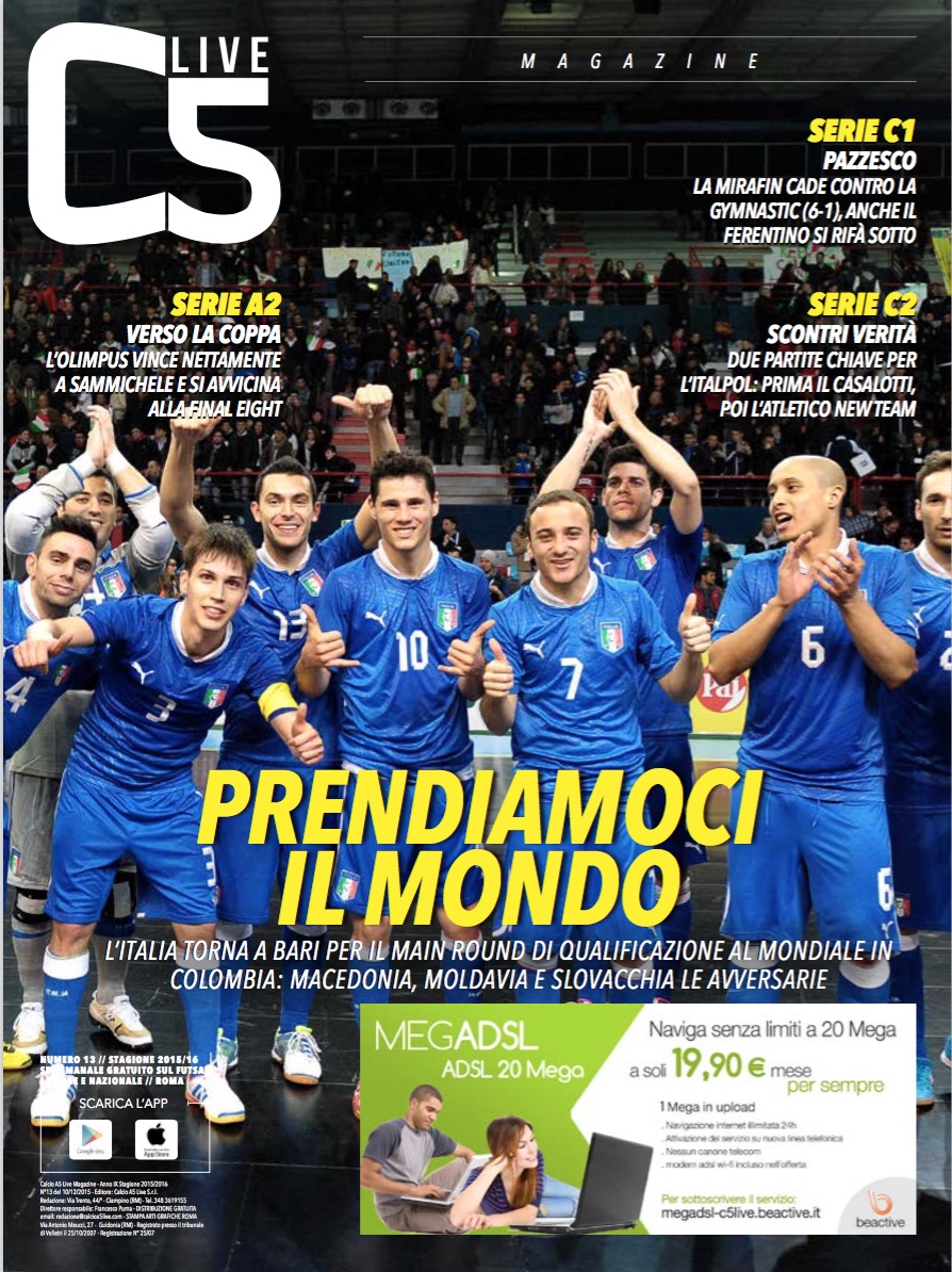 Copertina maschile numero: 13, anno: 2015