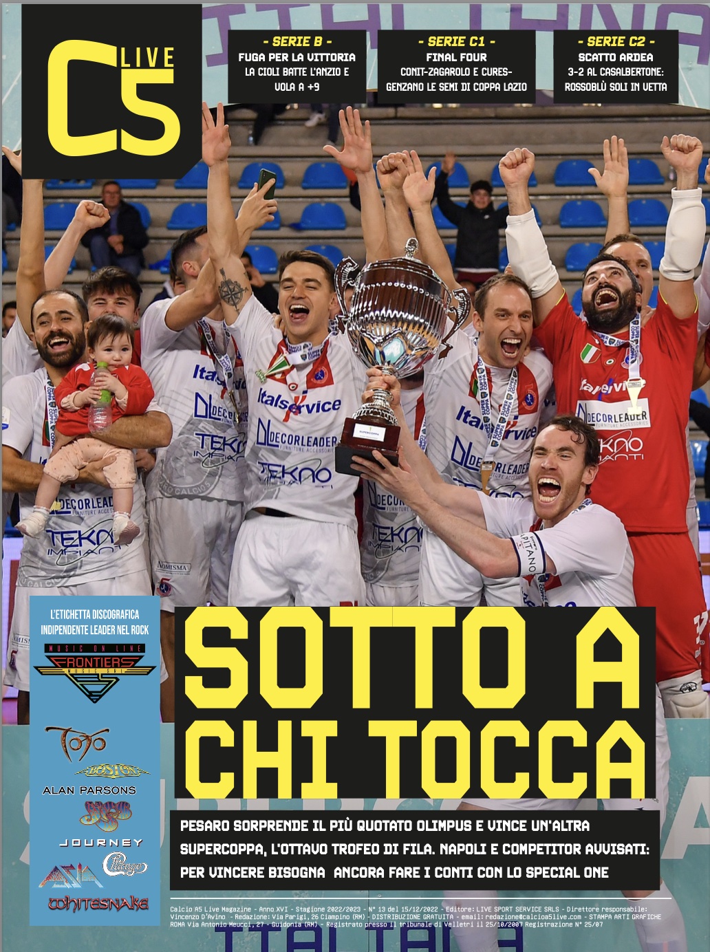 Copertina maschile numero: 13, anno: 2022