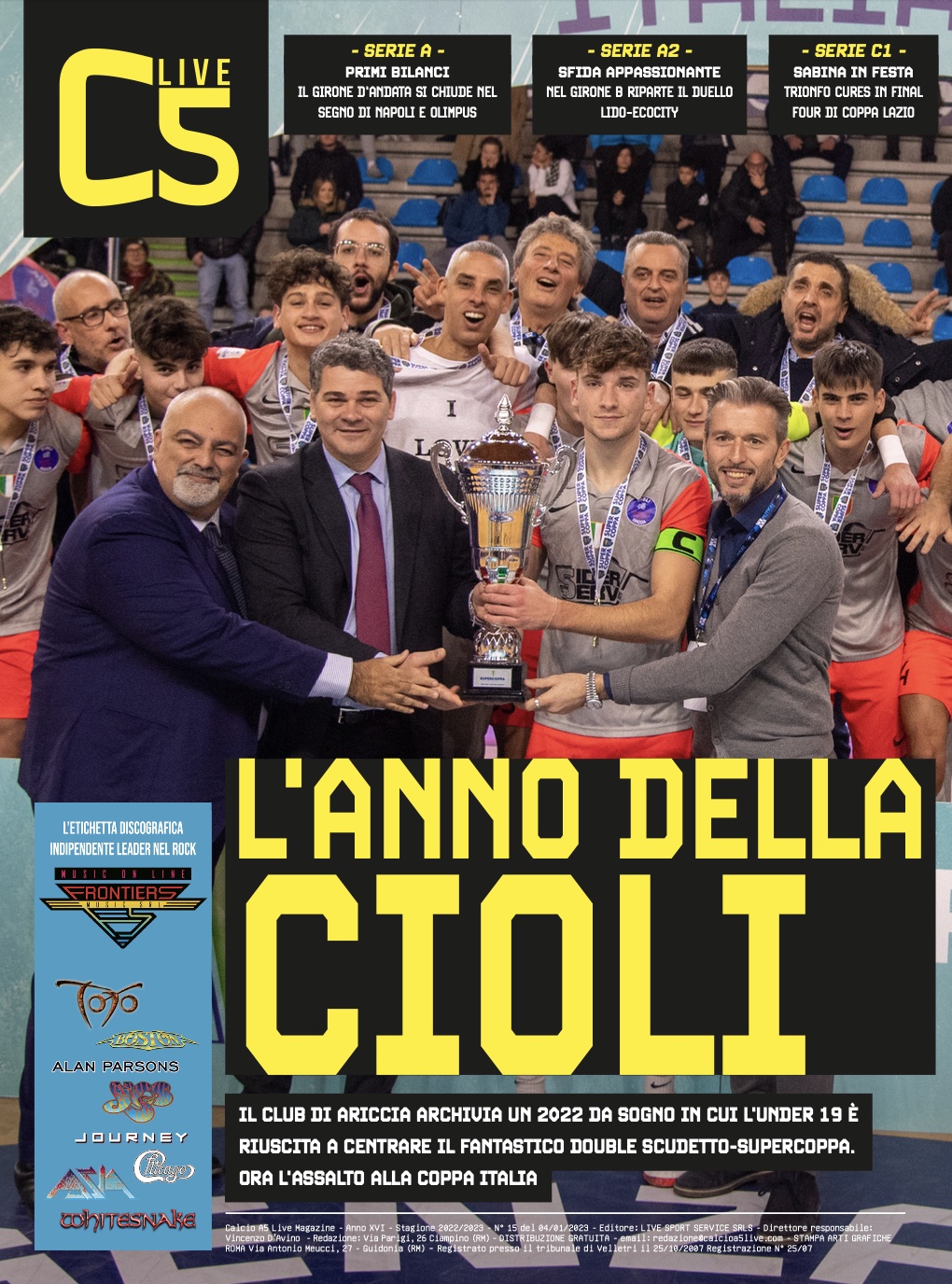 Copertina maschile numero: 15, anno: 2022