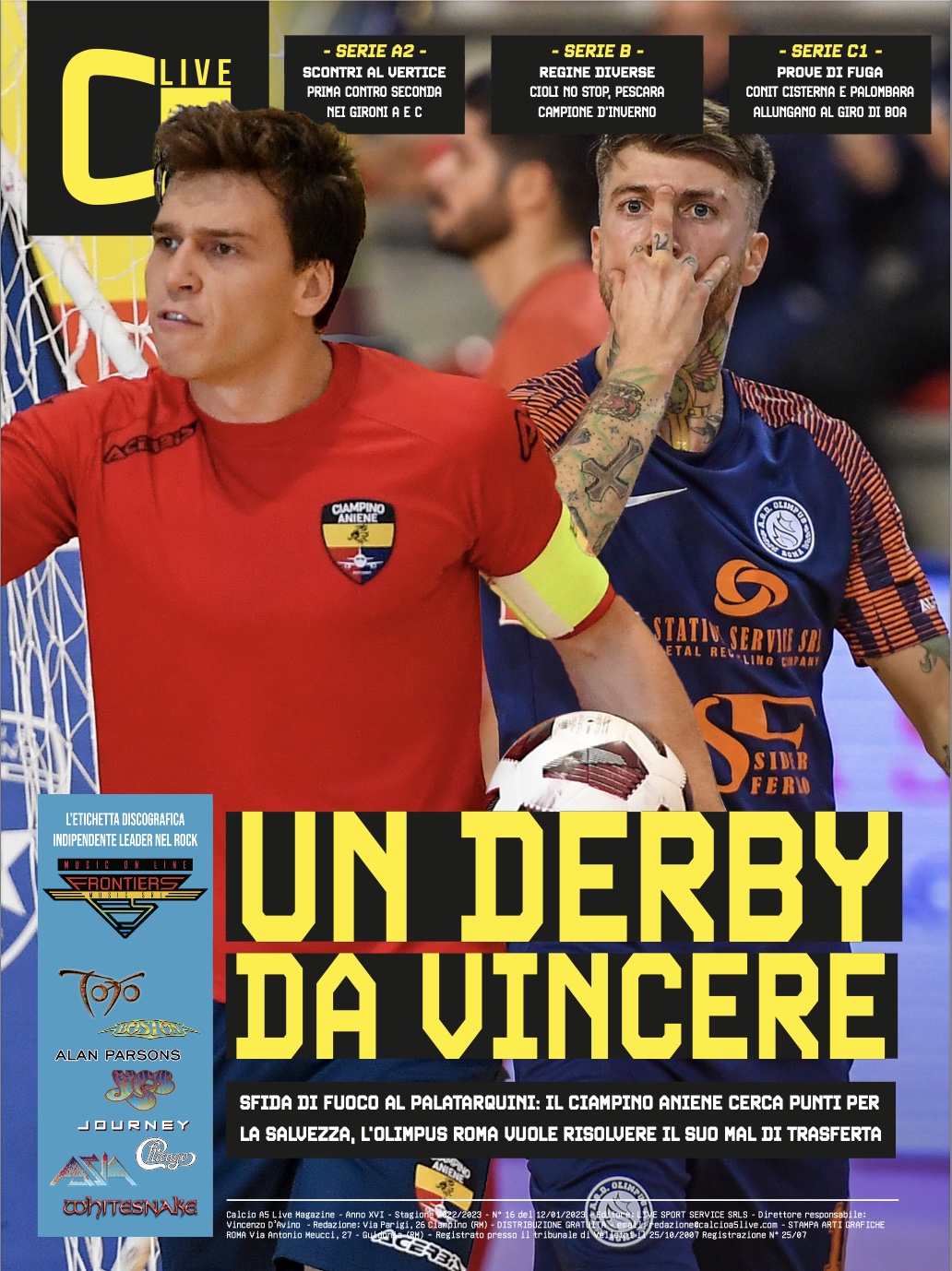 Copertina maschile numero: 16, anno: 2022