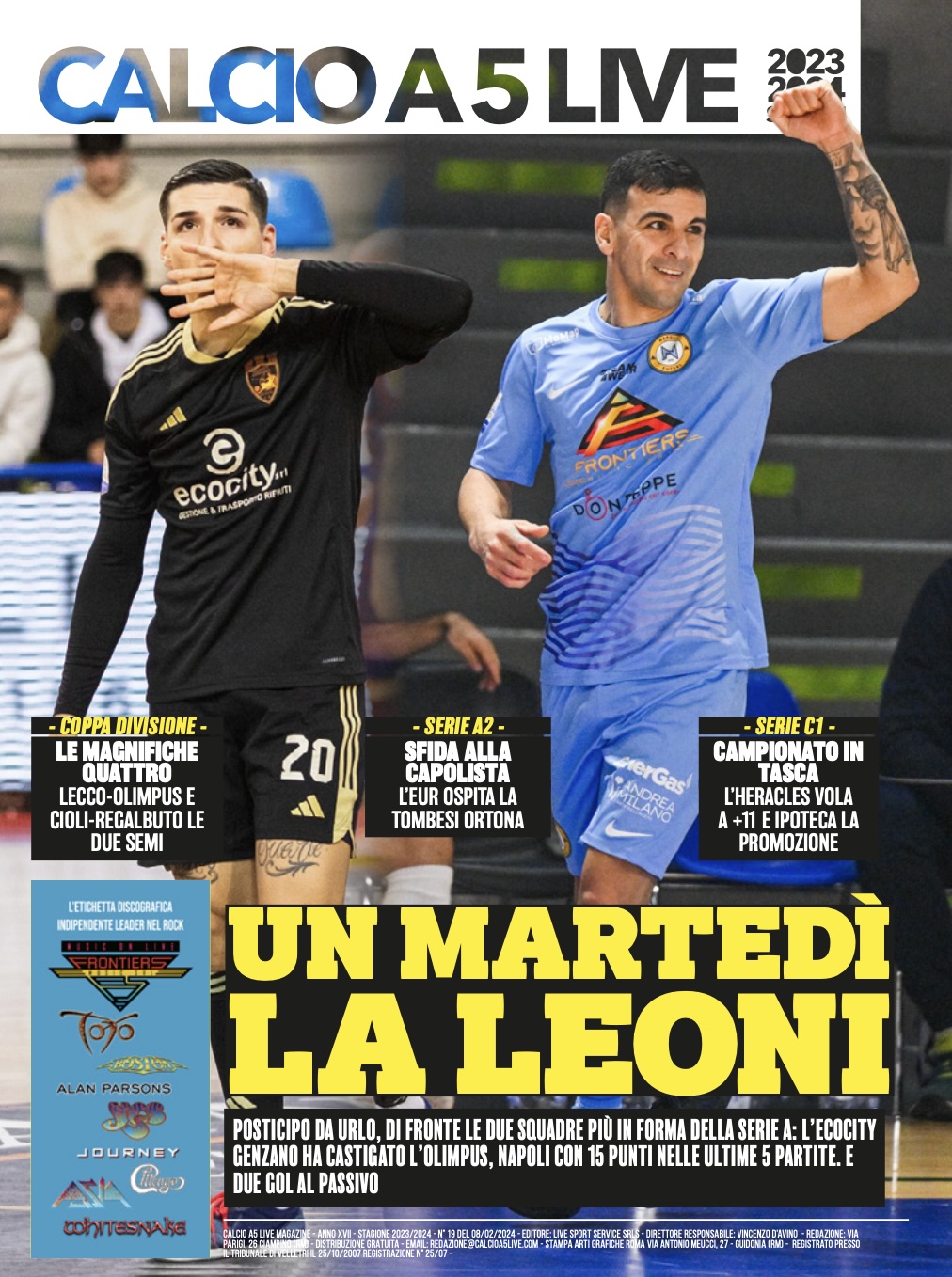 Copertina maschile numero: 19, anno: 2023