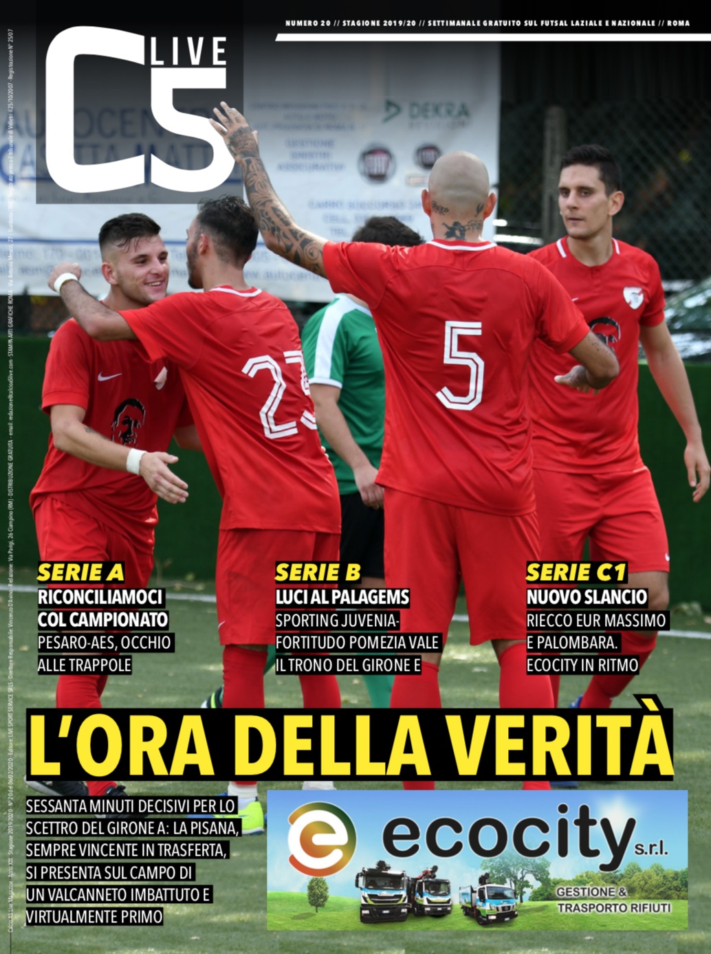 Copertina maschile numero: 20, anno: 2019