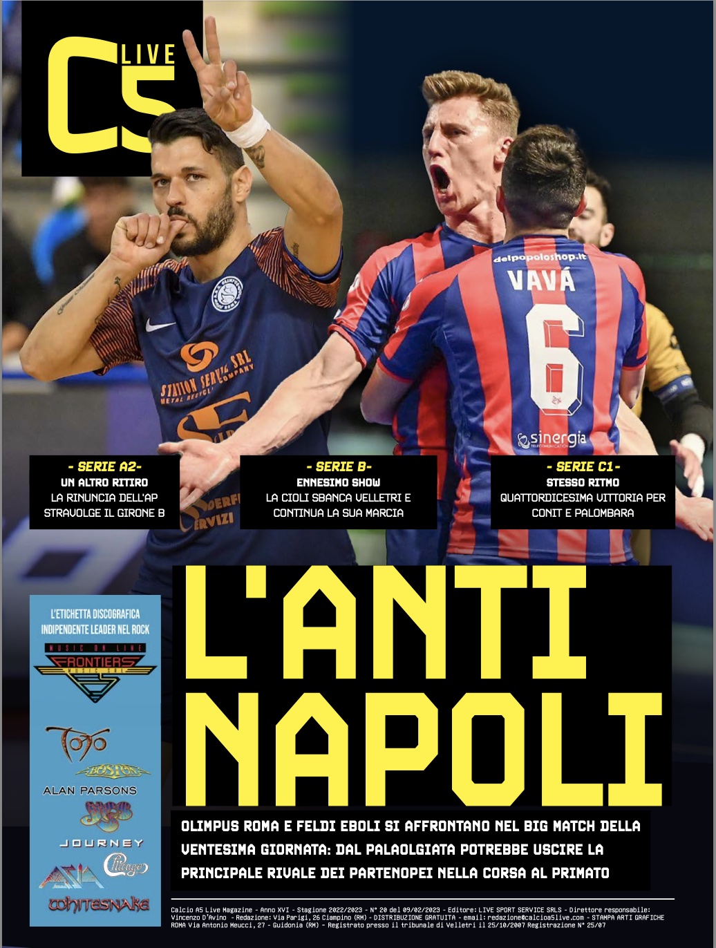 Copertina maschile numero: 20, anno: 2022