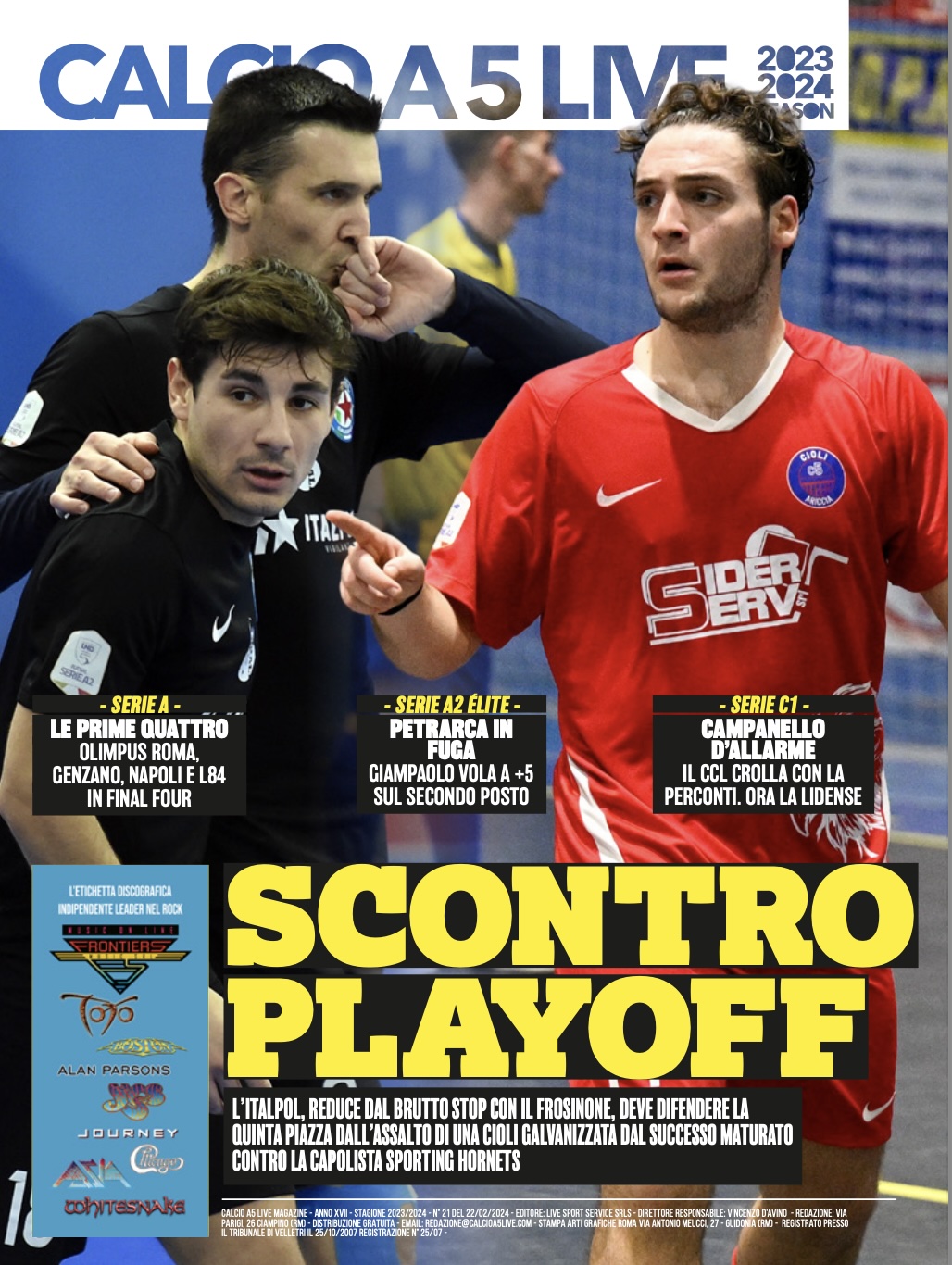 Copertina maschile numero: 21, anno: 2023