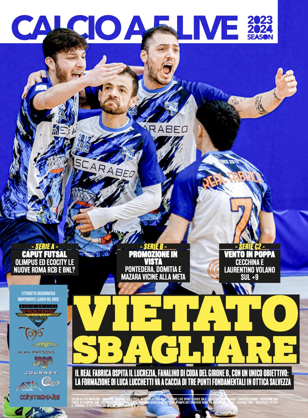 Copertina maschile numero: 23, anno: 2023