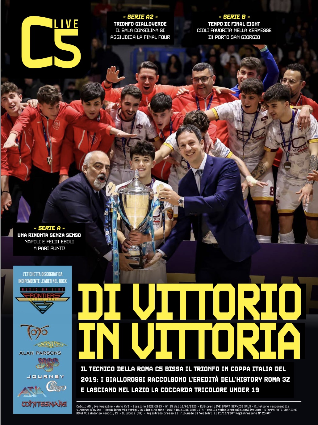 Copertina maschile numero: 25, anno: 2022