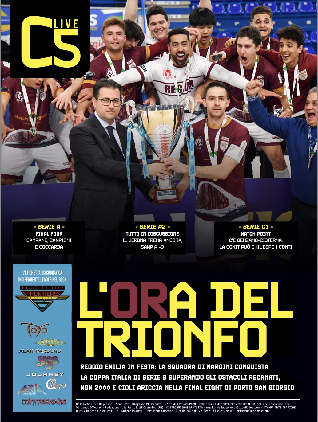 Copertina maschile numero: 26, anno: 2022