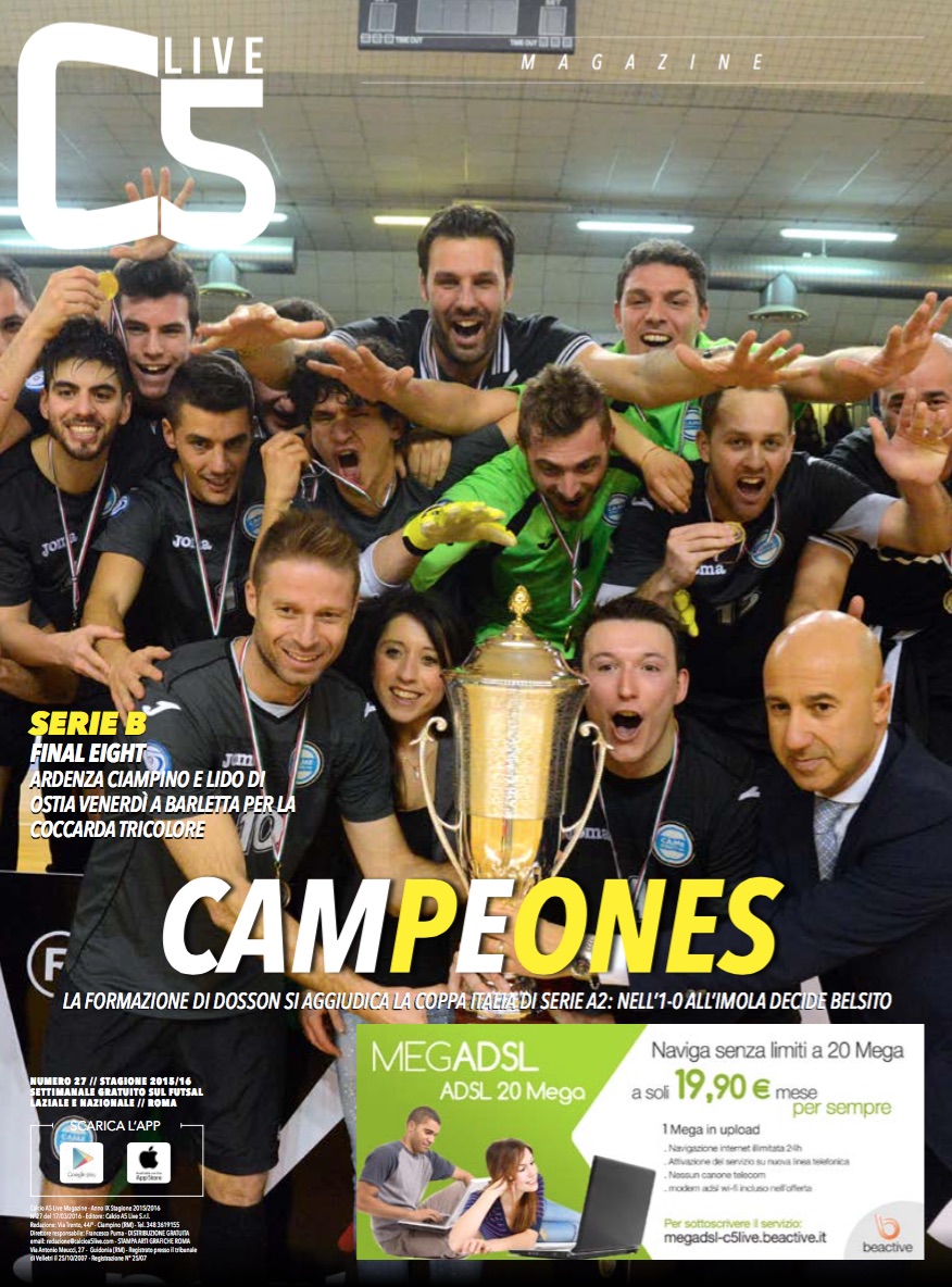 Copertina maschile numero: 27, anno: 2015