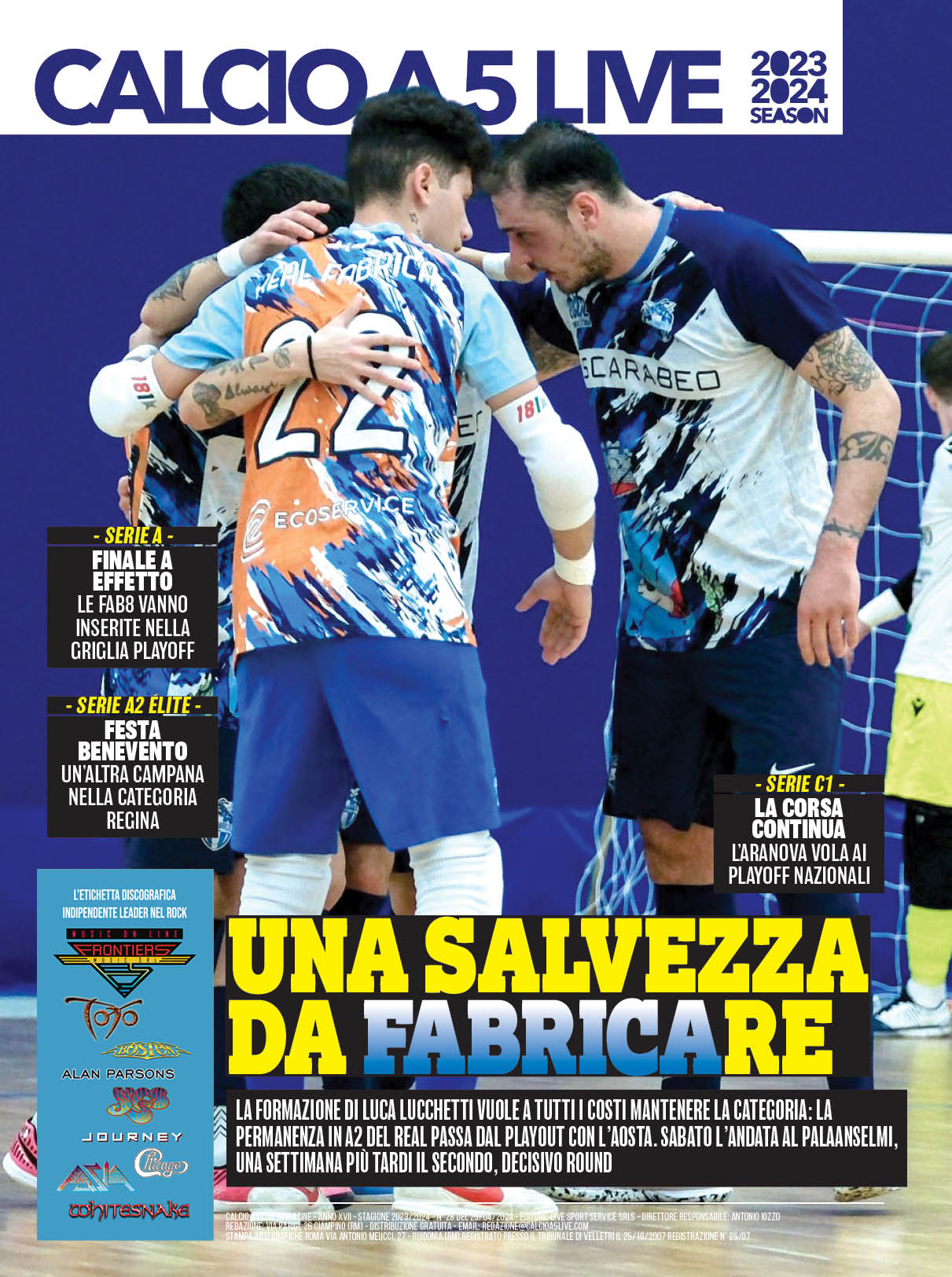 Copertina maschile numero: 28, anno: 2023