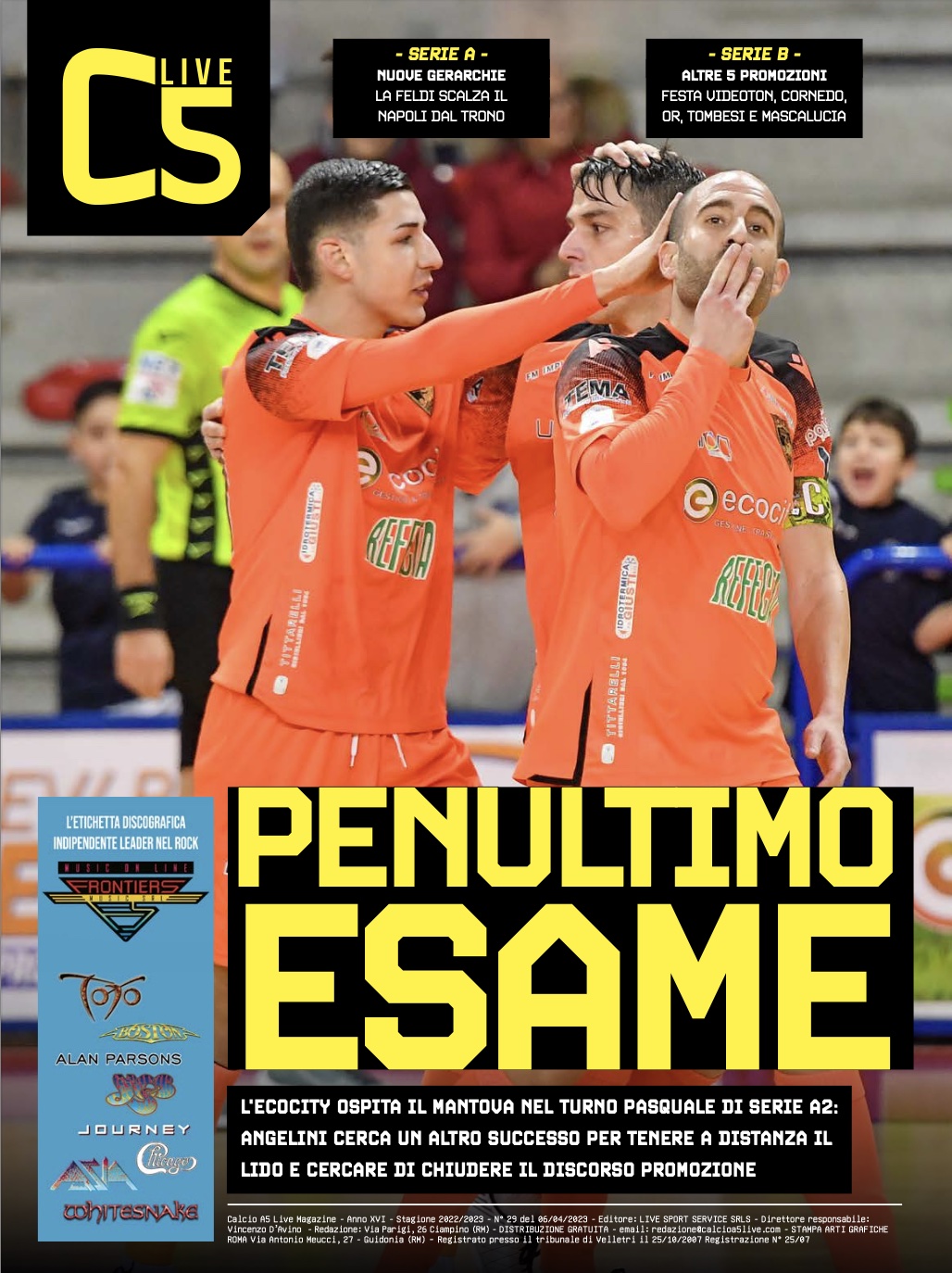 Copertina maschile numero: 29, anno: 2022