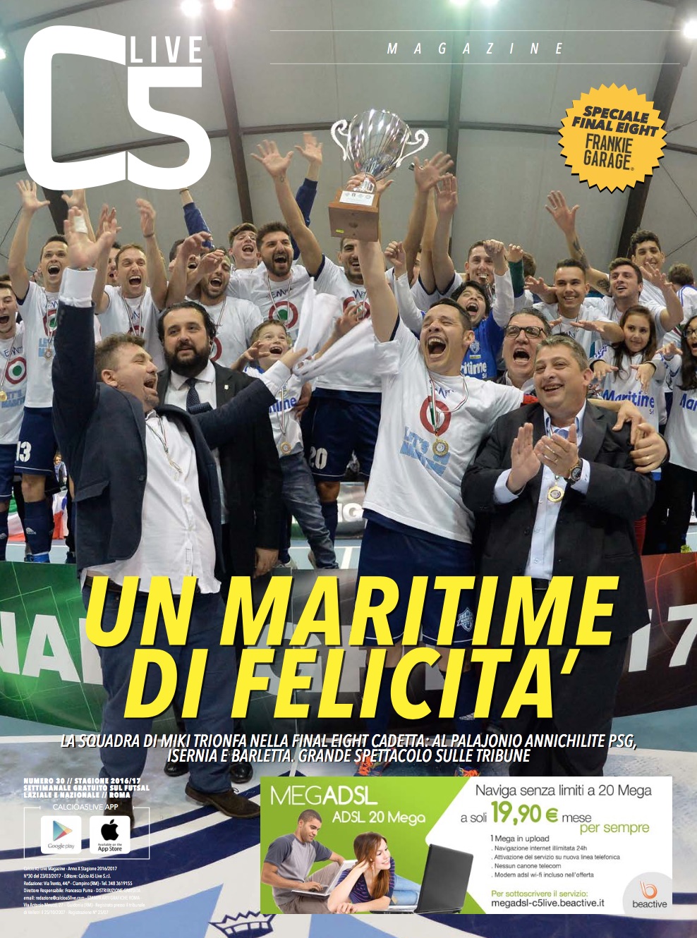 Copertina maschile numero: 30, anno: 2016