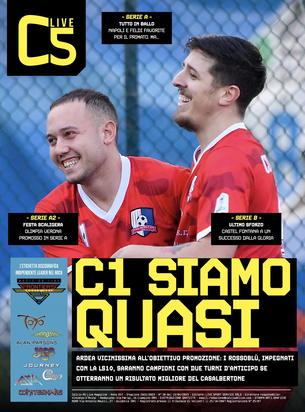 Copertina maschile numero: 30, anno: 2022