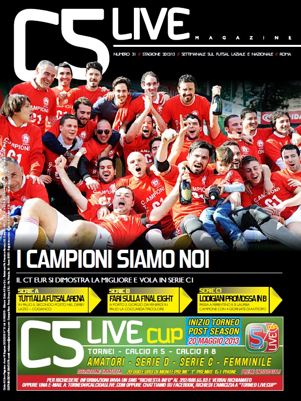 Copertina maschile numero: 31, anno: 2012