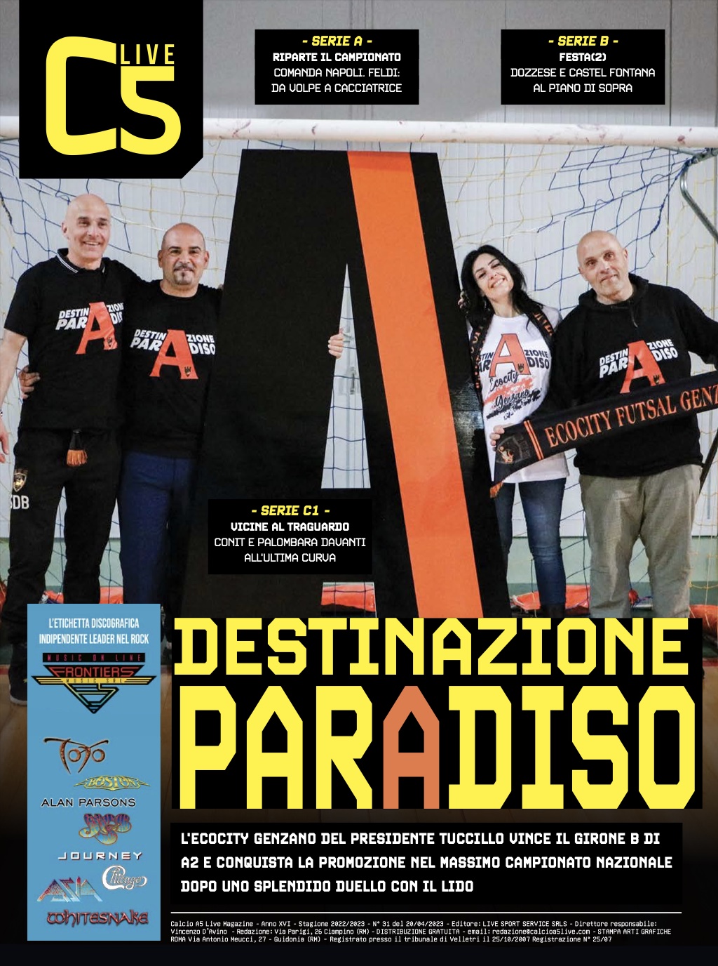 Copertina maschile numero: 31, anno: 2022