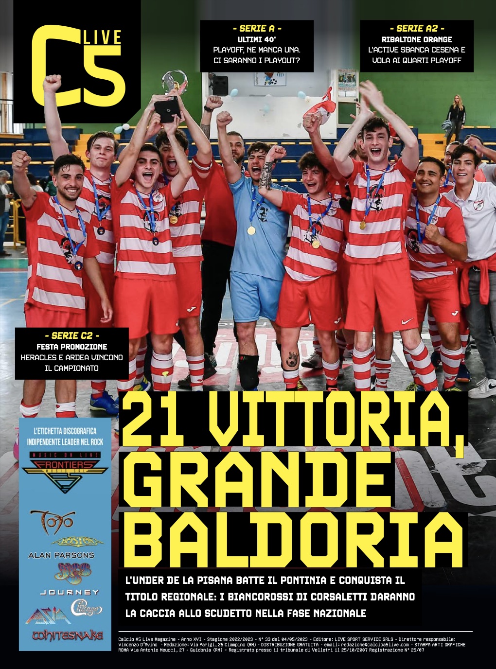 Copertina maschile numero: 33, anno: 2022