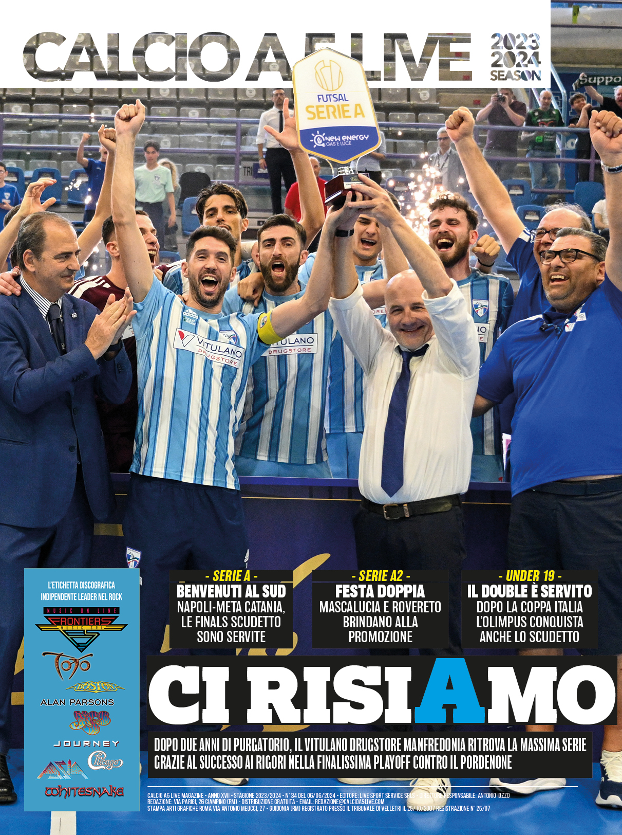 Copertina maschile numero: 34, anno: 2023