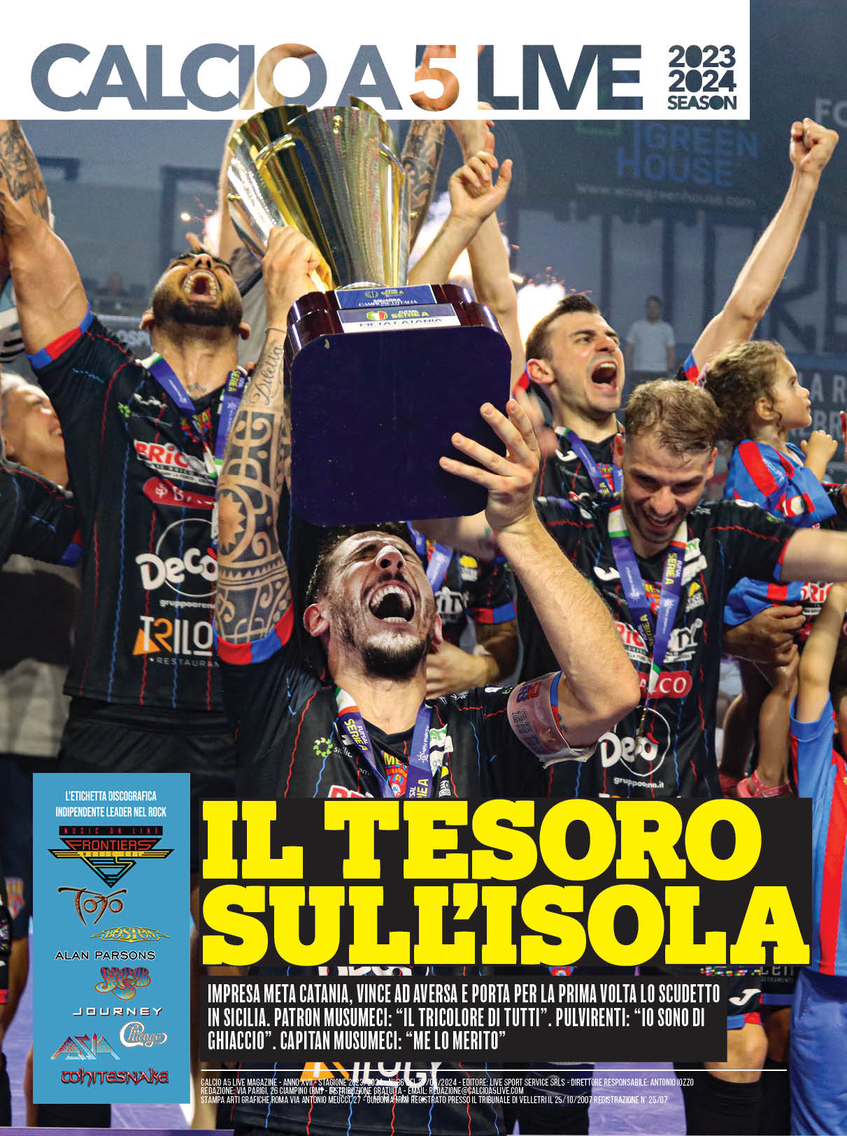 Copertina maschile numero: 36, anno: 2023
