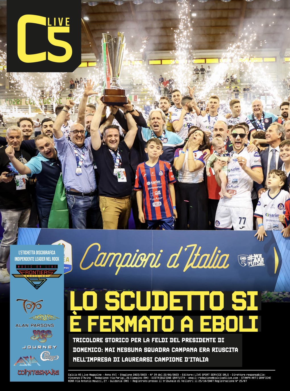 Copertina maschile numero: 39, anno: 2022